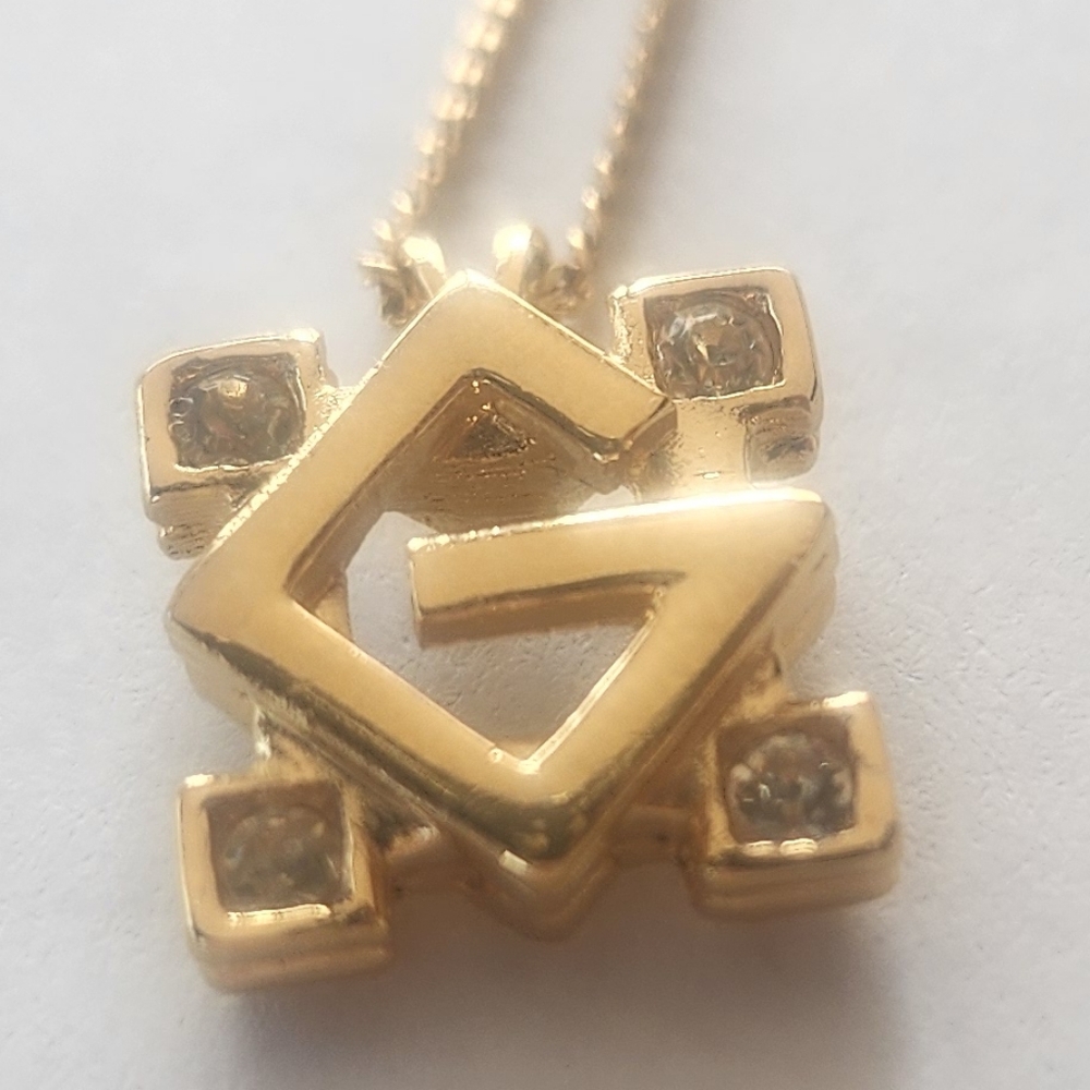 Givenchy Gold Geometric Necklace